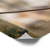 US-MILITÄRISCHER ARBEITSHUND POSTER (Ecke)