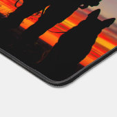 US-MILITÄRISCHER ARBEITSHUND SCHREIBTISCHUNTERLAGE (Ecke)