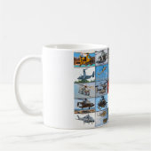 US-MILITÄRISCHES ROTORCRAFT "MONTAGE" KAFFEETASSE (Links)