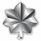 US-Militärstab - Oberstleutnant Aufkleber (Vorderseite)