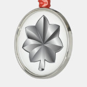 US-Militärstab - Oberstleutnant Ornament Aus Metall (Links)