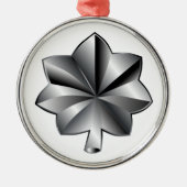 US-Militärstab - Oberstleutnant Ornament Aus Metall (Vorne)