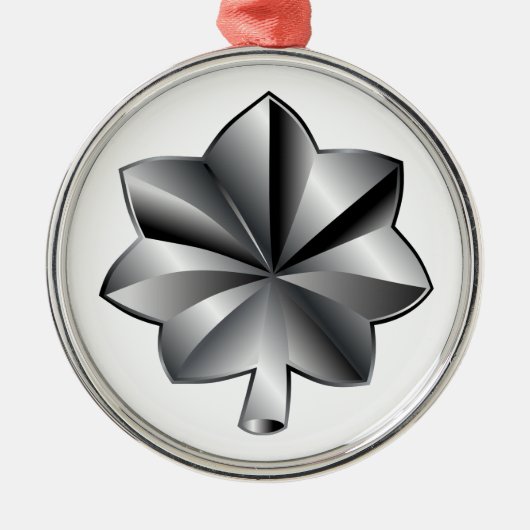 US-Militärstab - Oberstleutnant Ornament Aus Metall (Vorne)