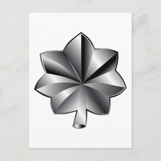 US-Militärstab - Oberstleutnant Postkarte (Vorderseite)