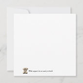 US-Militärweihnachtskarten Mitteilungskarte (Rückseite)