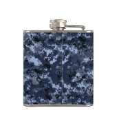 US Military Blue Camouflage 6 oz oder 8 oz Flask Flachmann (Rückseite)