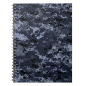 US Military Blue Camouflage Notebook-Planer Notizblock (Vorderseite)