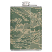 US Military Green Camouflage 6 oz oder 8 oz Flask Flachmann (Rückseite)