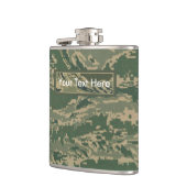 US Military Green Camouflage 6 oz oder 8 oz Flask Flachmann (Links)