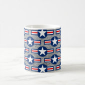 US MILITARY ROUNDEL - Graue Camouflage Kaffeetasse (Mittel)