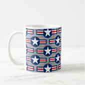 US MILITARY ROUNDEL - Graue Camouflage Kaffeetasse (Links)