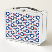US MILITARY ROUNDEL METALL BROTDOSE (Vorderseite)
