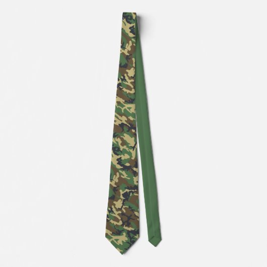 US Military Tarnung Green Camo Pattern Krawatte (Vorderseite)