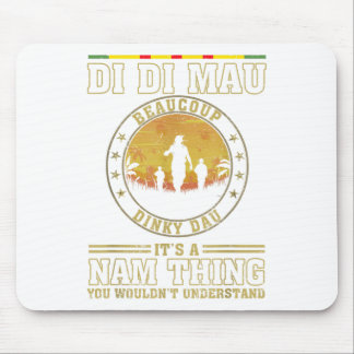 US Military Vietnam War Vets Gift Di Mau Dinky Mousepad