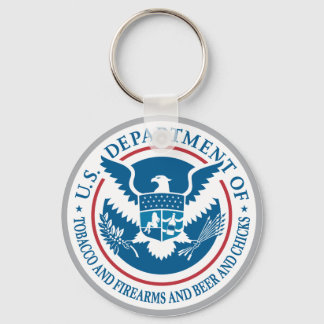 US-Ministerium für Tabak und Feuerwaffen und Bier Schlüsselanhänger