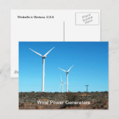 US Montana Windmills Postkarte (Vorne/Hinten)