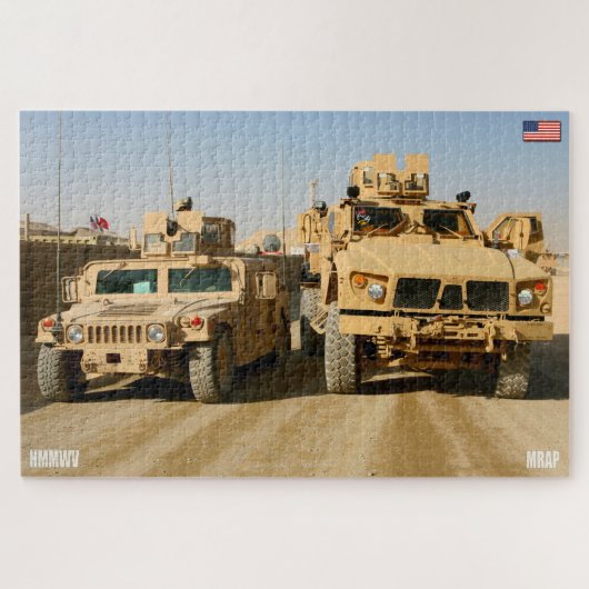 US-MRAP-FAHRZEUG (20 x 30 Zoll) Puzzle (Horizontal)