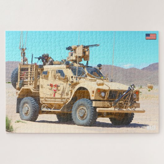 US-MRAP-FAHRZEUG (20 x 30 Zoll) Puzzle (Horizontal)