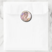 US-Münze Penny Runder Aufkleber (Tasche)