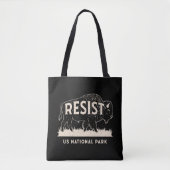 US National Park Resist Service Bison Buffalo Tasche (Vorderseite)