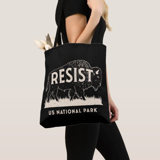 US National Park Resist Service Bison Buffalo Tasche (Von Nahem)