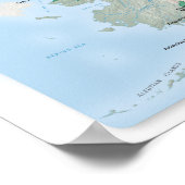 US National Parks Kartenplakat Poster (Ecke)