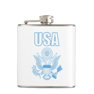 US-Nationalemblem Flachmann