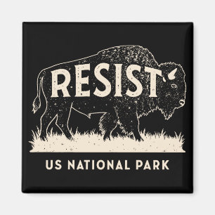 US Nationalpark-Widerstandsservice Bison Büffel Magnet
