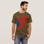 US Nations Dirt Bike T-Shirt American Flag (Vorne ganz)