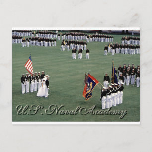 US Naval Academy Annapolis Dressparade Postkarte