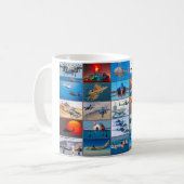 US NAVAL AIRCRAFT "MONTAGE" KAFFEETASSE (Vorderseite Links)