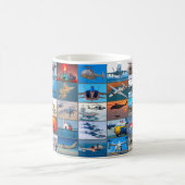 US NAVAL AIRCRAFT "MONTAGE" KAFFEETASSE (Mittel)