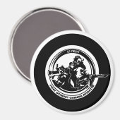 US-NAVEN BEKÄMPFEN KAMERA ATLANTIC 4"-Magnet Magnet (Vorderseite/Rückseite)