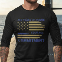 US Navy 250. Jubiläums-U-Boot-Ehren-T-Shirt
