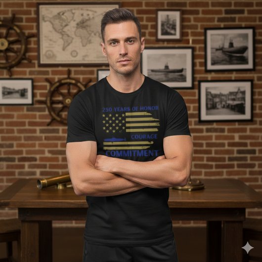 US Navy 250th Anniversary Submarine Honor Tee