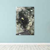 US Navy Diver Leinwanddruck (Insitu (Holzboden))