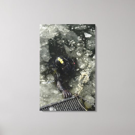 US Navy Diver Leinwanddruck (Vorderseite)