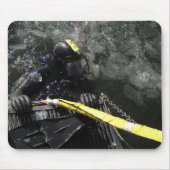 US Navy Diver startet seinen Tauchgang Mousepad (Vorne)