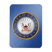 US Navy Flexible Foto Magnet (Vertikal)