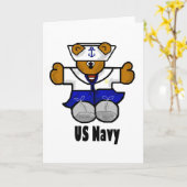 US Navy Grußkarte von Brownielocks Karte (Gelbe Blume)