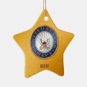 US Navy Mama Keramik Ornament (Rechts)