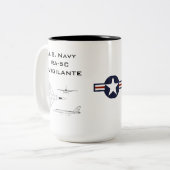 US Navy RA-5C Vigilante Tasse (Vorderseite Links)