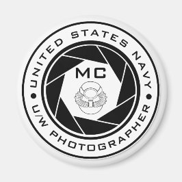 US Navy Underwater Fotograf MC Magnet