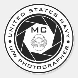 US Navy Underwater Fotograf MC SCUBA Sticker