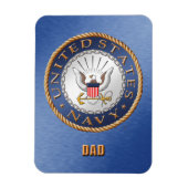 US Navy Vater Flexible Foto Magnet (Vertikal)