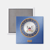 US Navy Vater Magnet (Vorderseite/Rückseite)