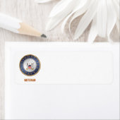US Navy Veteran Address Label (Insitu)