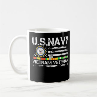 US Navy Vietnam Veteran USA Flag Vietnam Vet Flag  Kaffeetasse