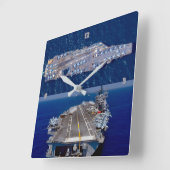 US-NUKLEARER FLUGZEUGFÜHRER QUADRATISCHE WANDUHR (Winkel)