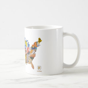 US-Nummernschild-Karten-Tasse Kaffeetasse